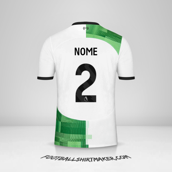 Maglia Liverpool FC 2023/2024 Seconda -  nome - 2