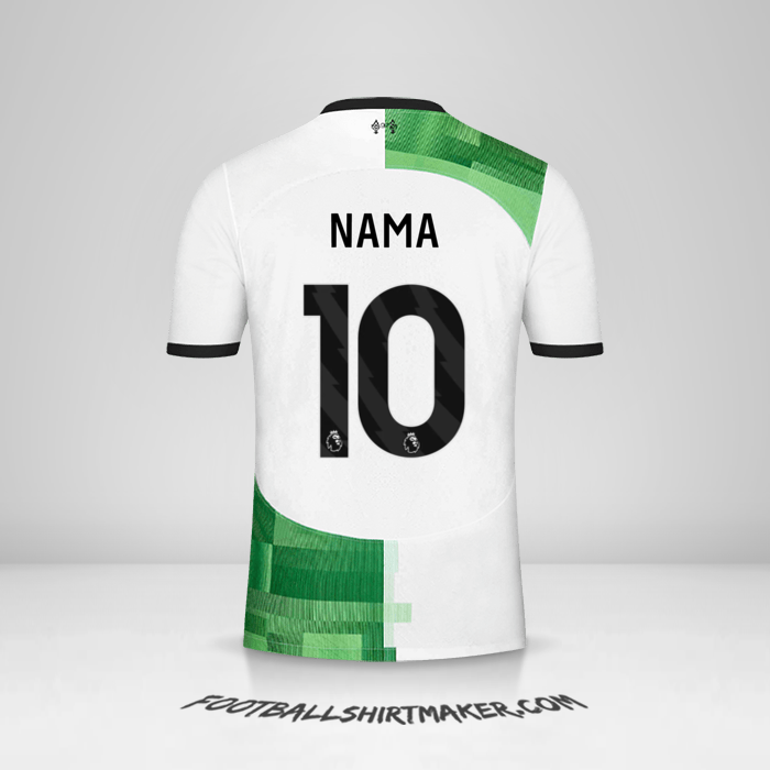 Jersey Liverpool FC 2023/2024 Alternatif -  nama - 10