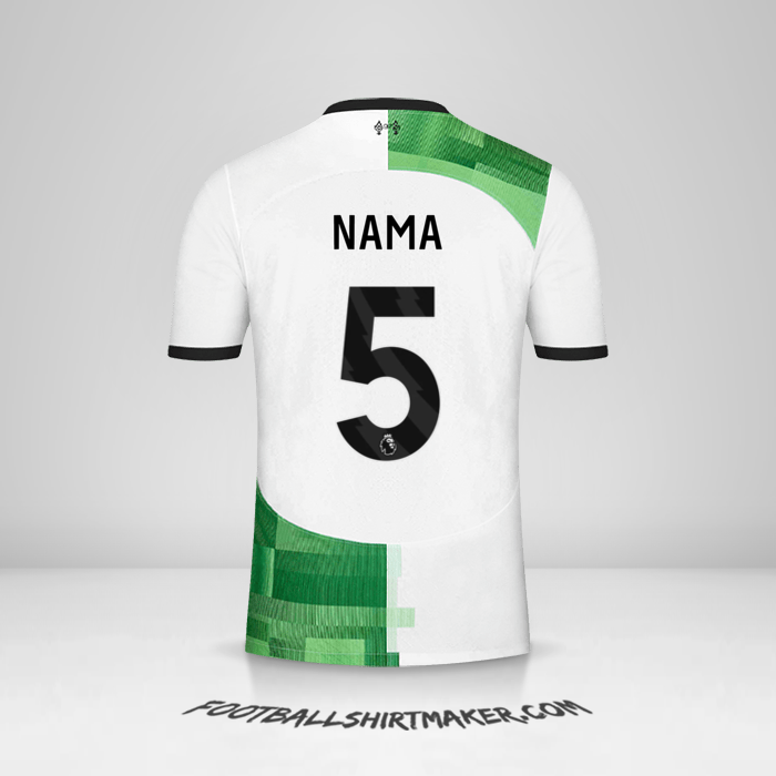 Jersey Liverpool FC 2023/2024 Alternatif -  nama - 5