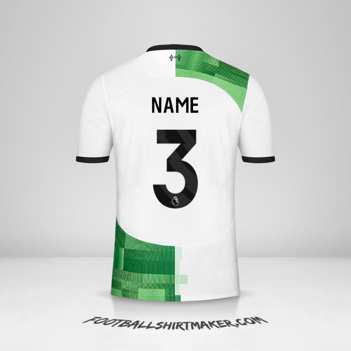 Trikot Liverpool FC 2023/2024 Auswärts -  name - 3