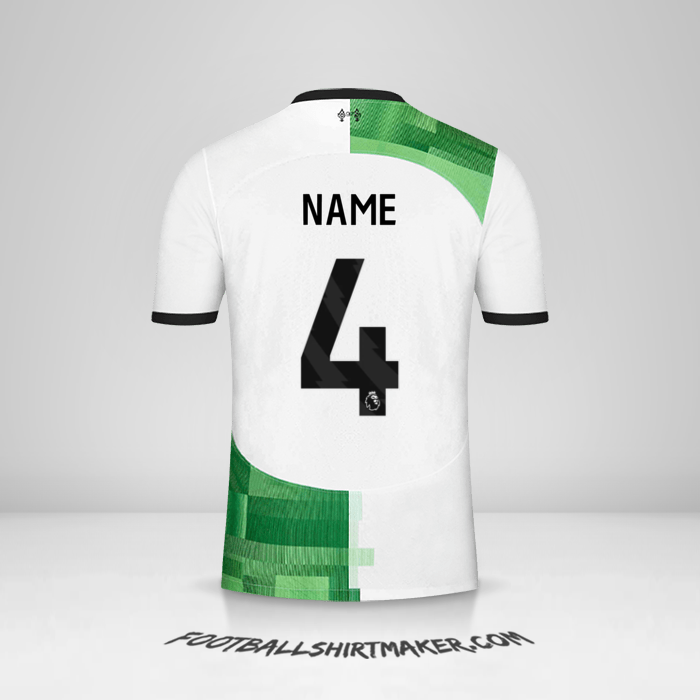 Trikot Liverpool FC 2023/2024 Auswärts -  name - 4