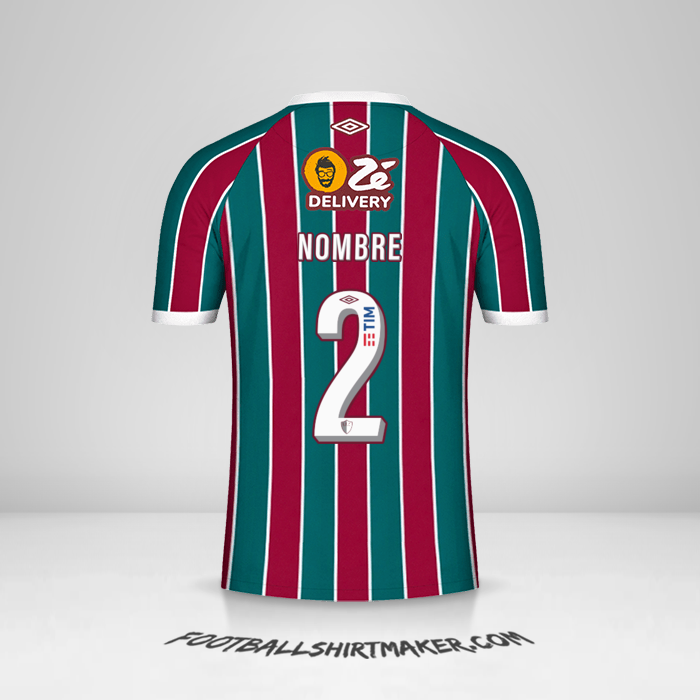 Jersey Fluminense 2023/2024 -  nombre - 2