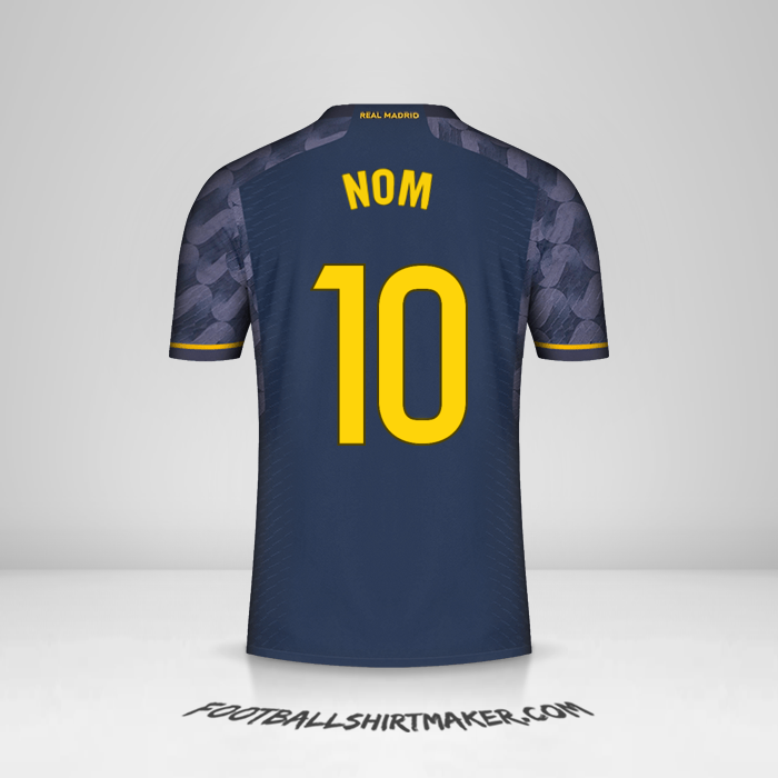 Maillot Real Madrid CF 2023/2024 Extérieur -  nom - 10