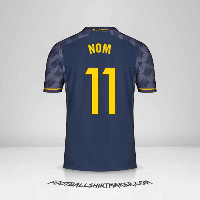 Maillot Real Madrid CF 2023/2024 Extérieur -  nom - 11