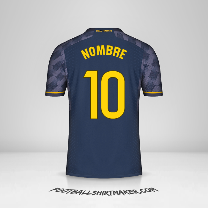 Jersey Real Madrid CF 2023/2024 Visita -  nombre - 10