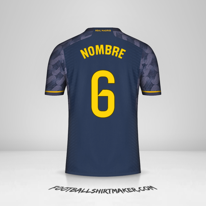 Camiseta Real Madrid CF 2023/2024 Visita -  nombre - 6
