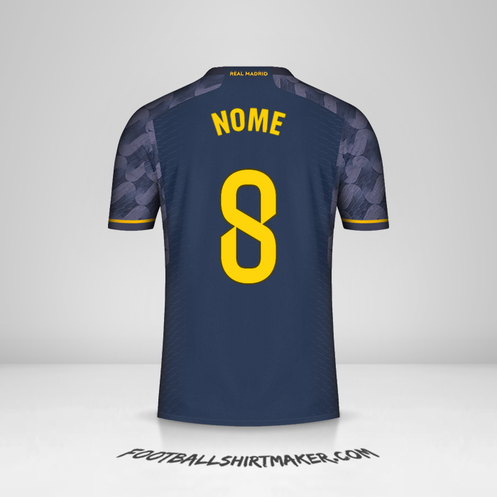 Maglia Real Madrid CF 2023/2024 Seconda -  nome - 8
