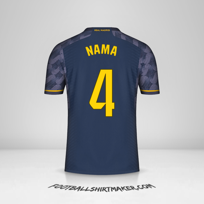 Jersey Real Madrid CF 2023/2024 Alternatif -  nama - 4