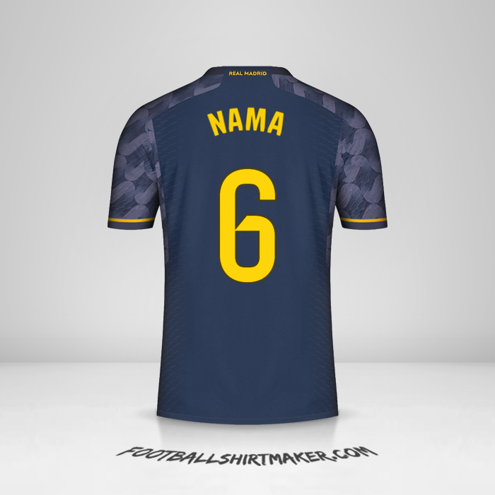 Jersey Real Madrid CF 2023/2024 Alternatif -  nama - 6