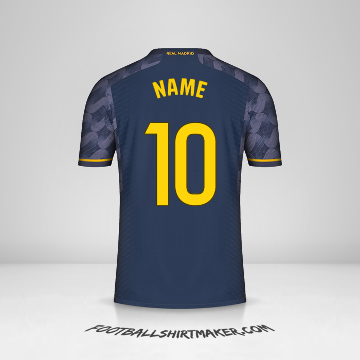 Trikot Real Madrid CF 2023/2024 Auswärts -  name - 10