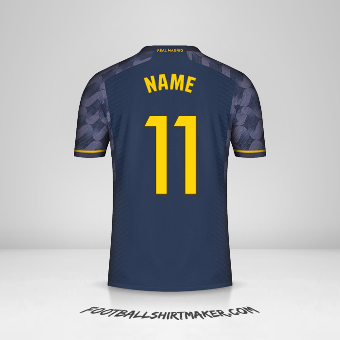 Jersey Real Madrid CF 2023/2024 Away -  name - 11