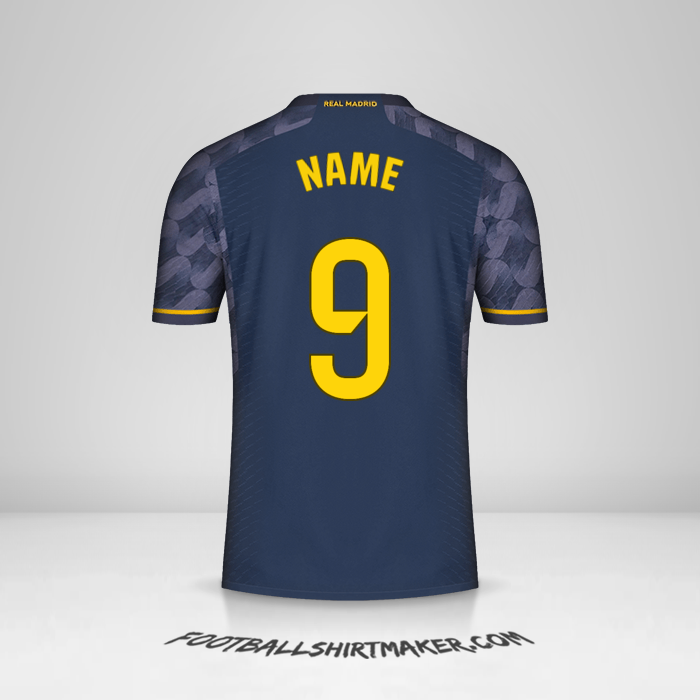 Trikot Real Madrid CF 2023/2024 Auswärts -  name - 9