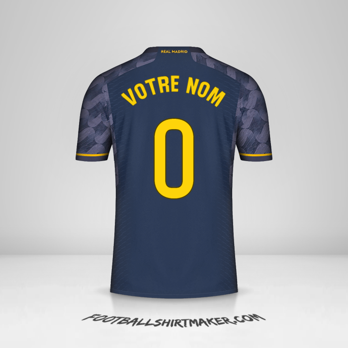 Maillot Real Madrid CF 2023/2024 II -  votre nom - 0