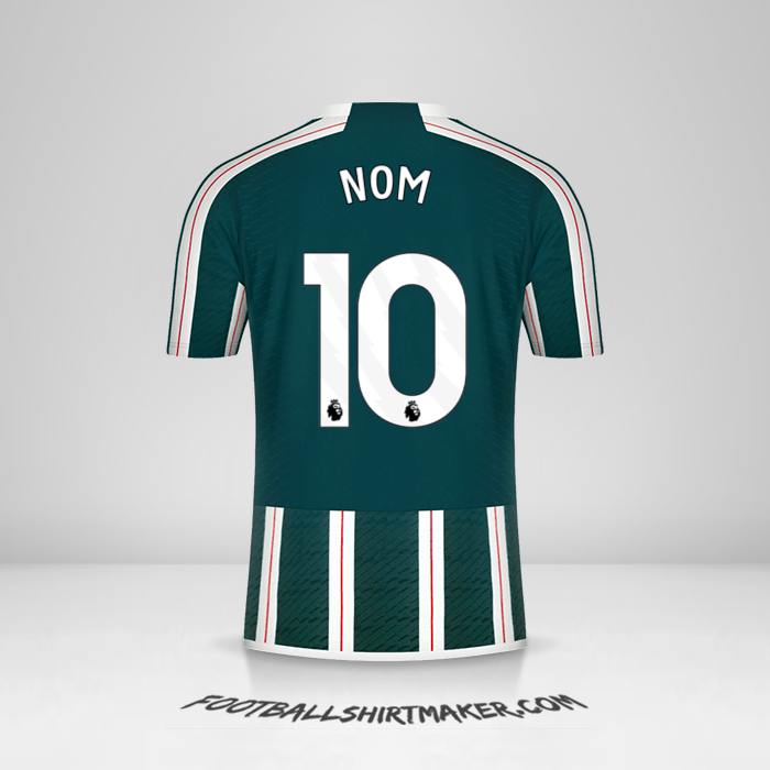 Maillot Manchester United 2023/2024 Extérieur -  nom - 10