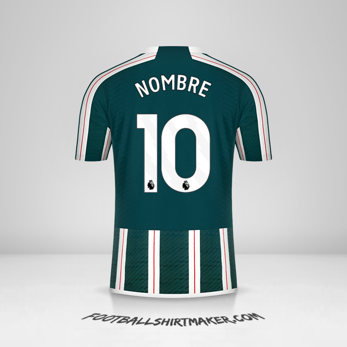 Jersey Manchester United 2023/2024 Visita -  nombre - 10