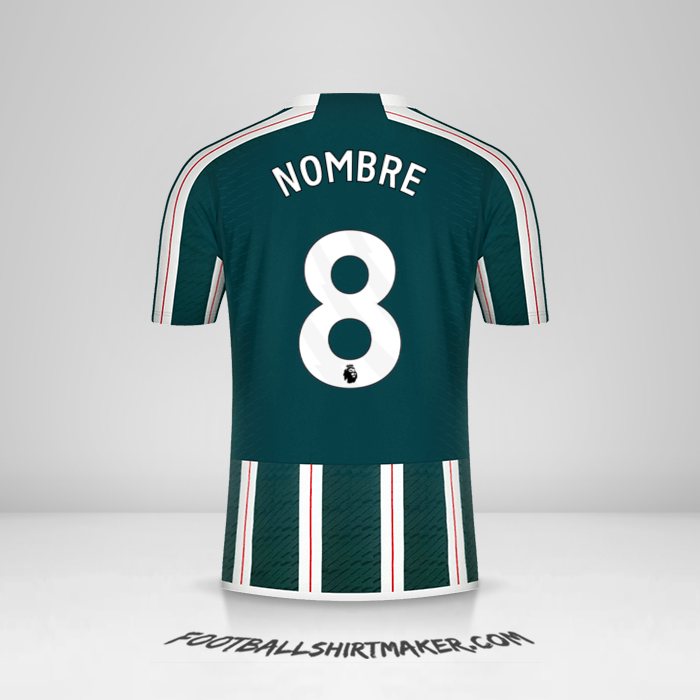 Jersey Manchester United 2023/2024 Visita -  nombre - 8