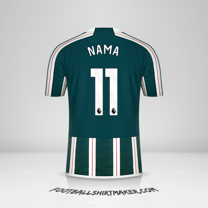 Jersey Manchester United 2023/2024 Alternatif -  nama - 11