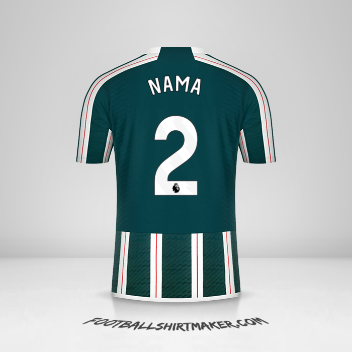 Jersey Manchester United 2023/2024 Alternatif -  nama - 2