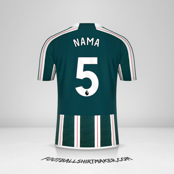 Jersey Manchester United 2023/2024 Alternatif -  nama - 5