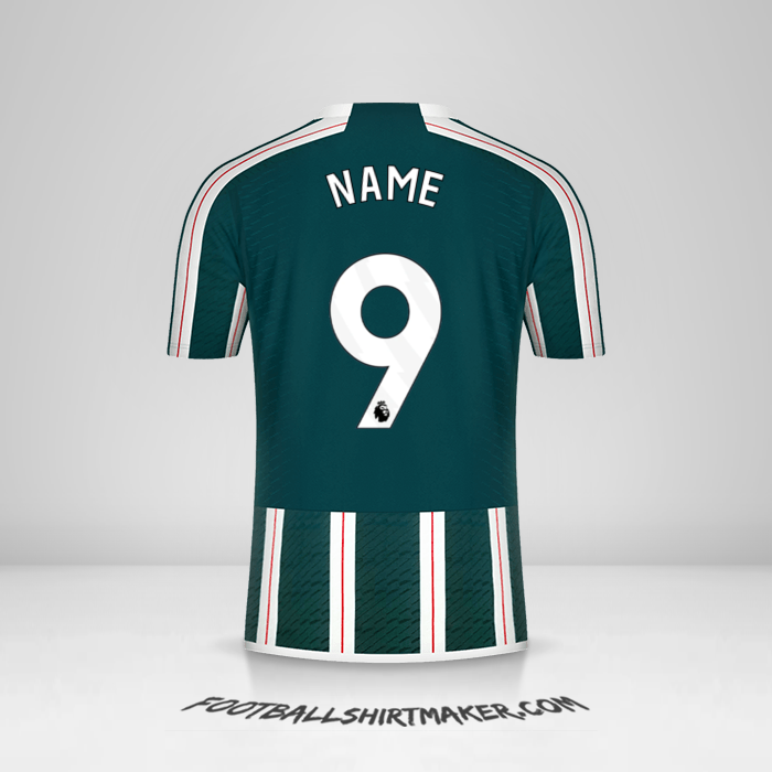 Trikot Manchester United 2023/2024 Auswärts -  name - 9