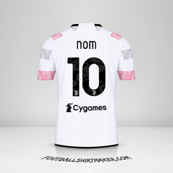 Maillot Juventus FC 2023/2024 Extérieur -  nom - 10
