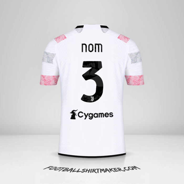 Maillot Juventus FC 2023/2024 Extérieur -  nom - 3