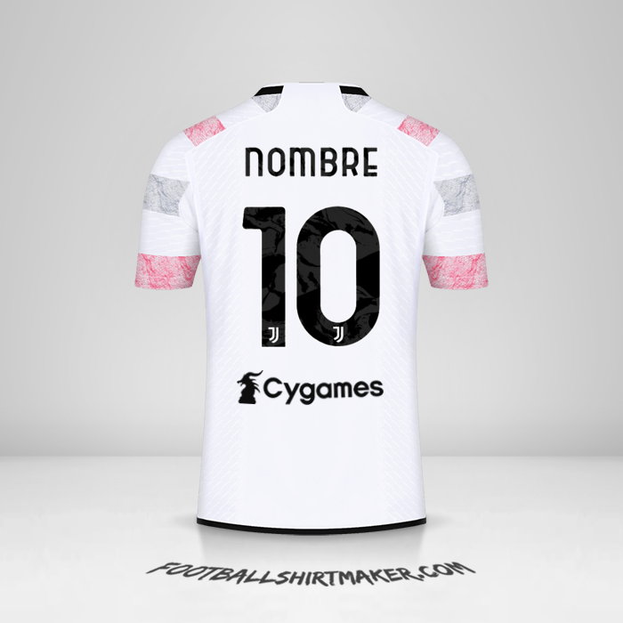 Jersey Juventus FC 2023/2024 Visita -  nombre - 10