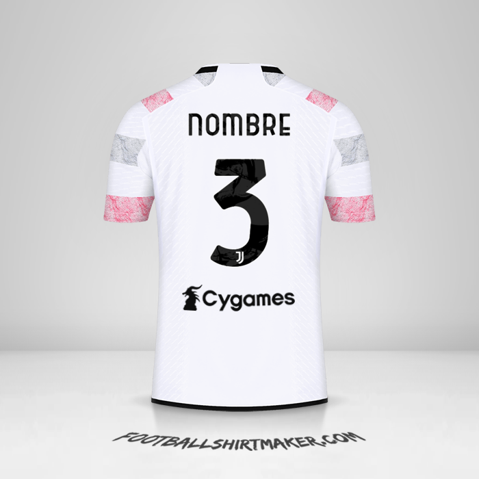 Jersey Juventus FC 2023/2024 Visita -  nombre - 3
