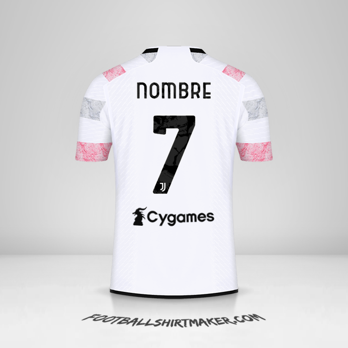 Jersey Juventus FC 2023/2024 Visita -  nombre - 7