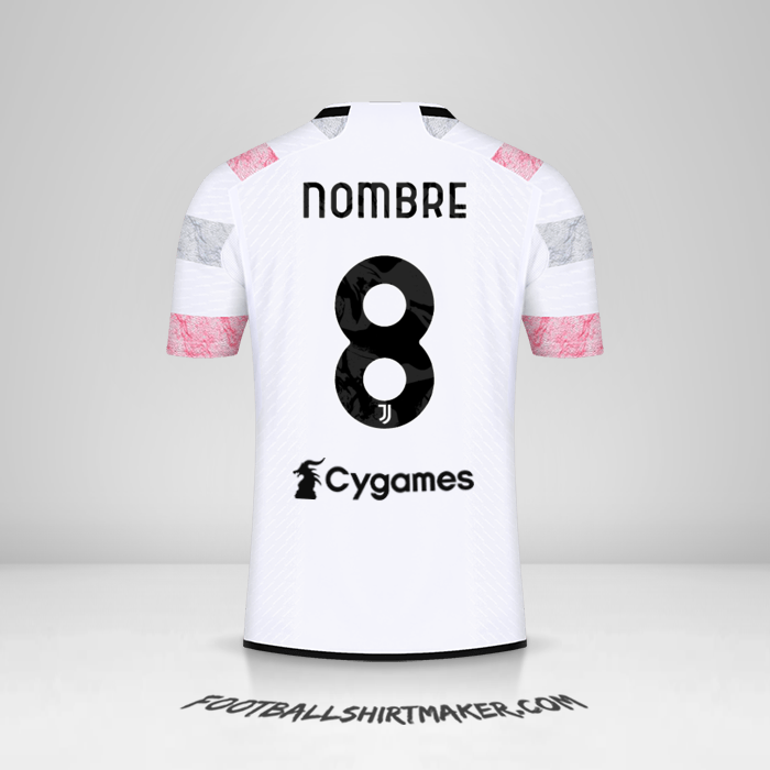 Jersey Juventus FC 2023/2024 Visita -  nombre - 8