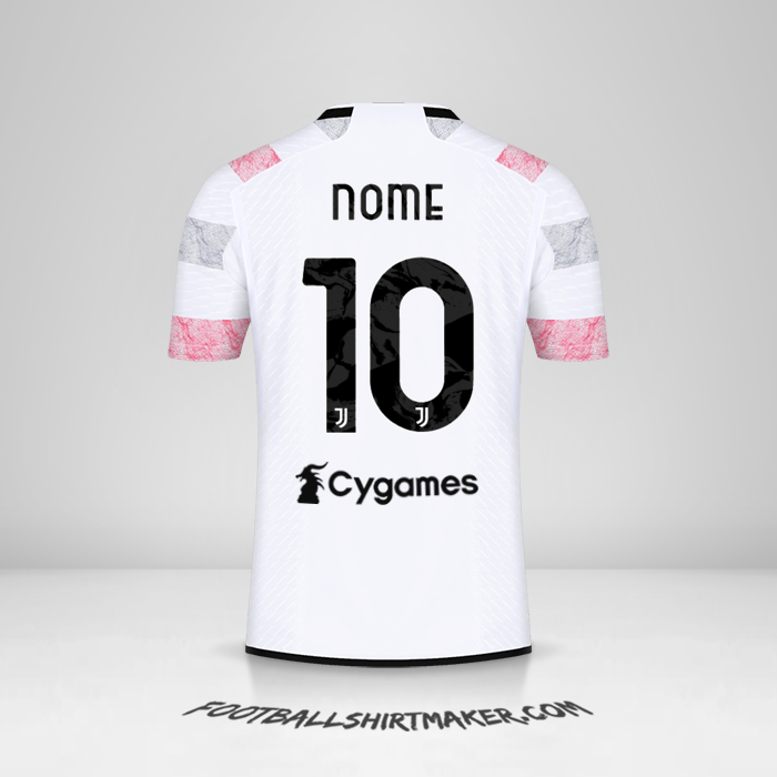 Maglia Juventus FC 2023/2024 Seconda -  nome - 10