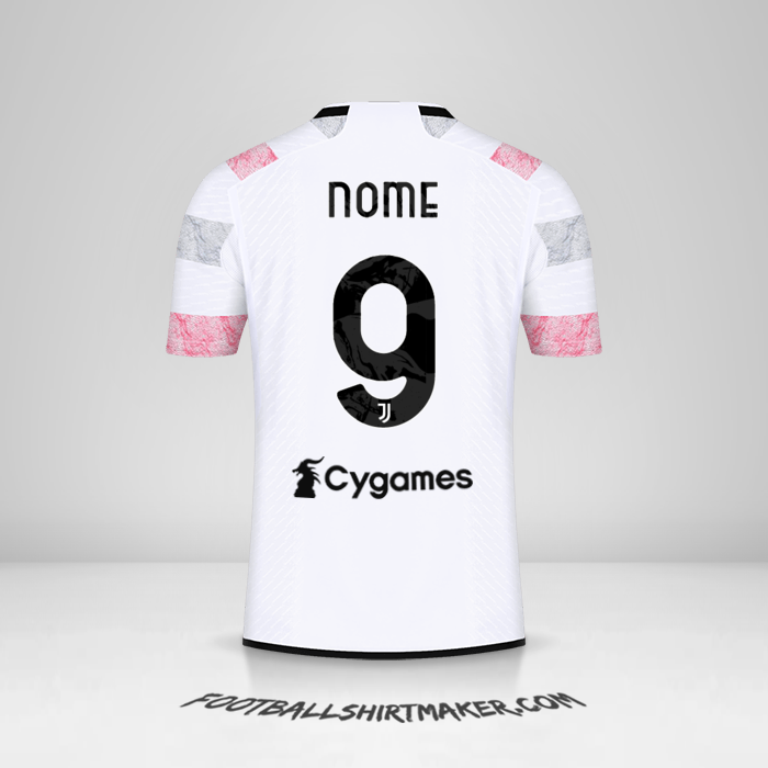 Maglia Juventus FC 2023/2024 Seconda -  nome - 9