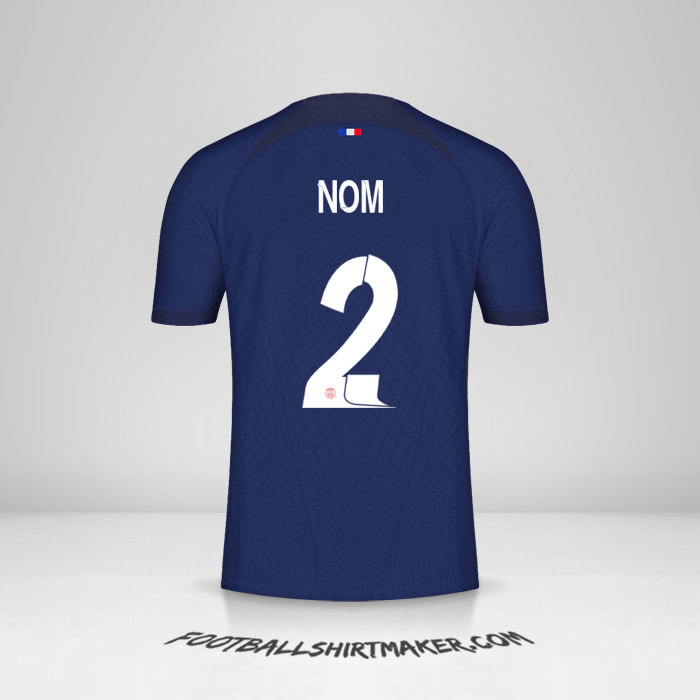 Maillot Paris Saint Germain Cup 2023/2024 -  nom - 2