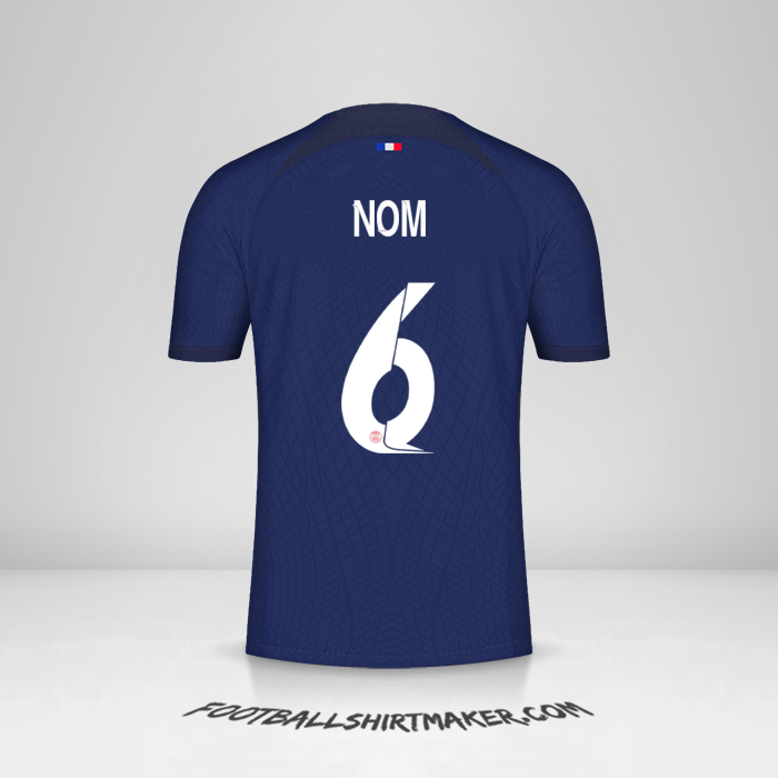 Maillot Paris Saint Germain Cup 2023/2024 -  nom - 6