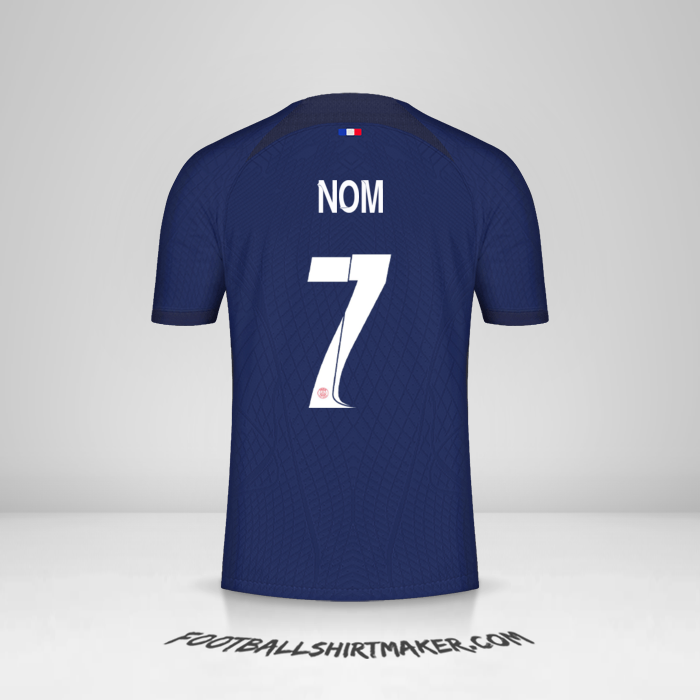 Maillot Paris Saint Germain Cup 2023/2024 -  nom - 7