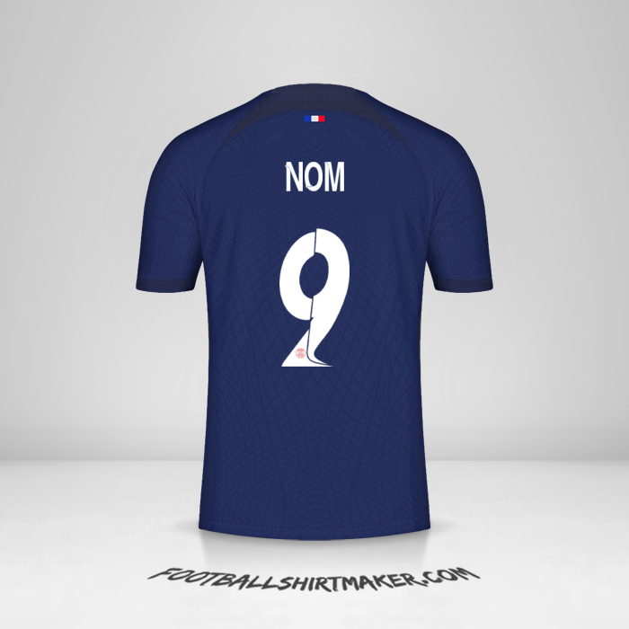 Maillot Paris Saint Germain Cup 2023/2024 -  nom - 9