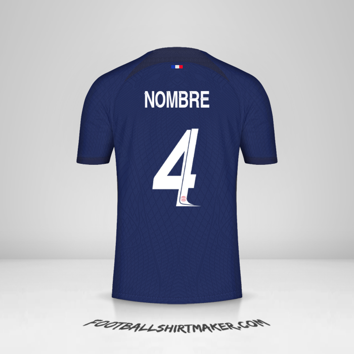 Camiseta Paris Saint Germain Cup 2023/2024 -  nombre - 4