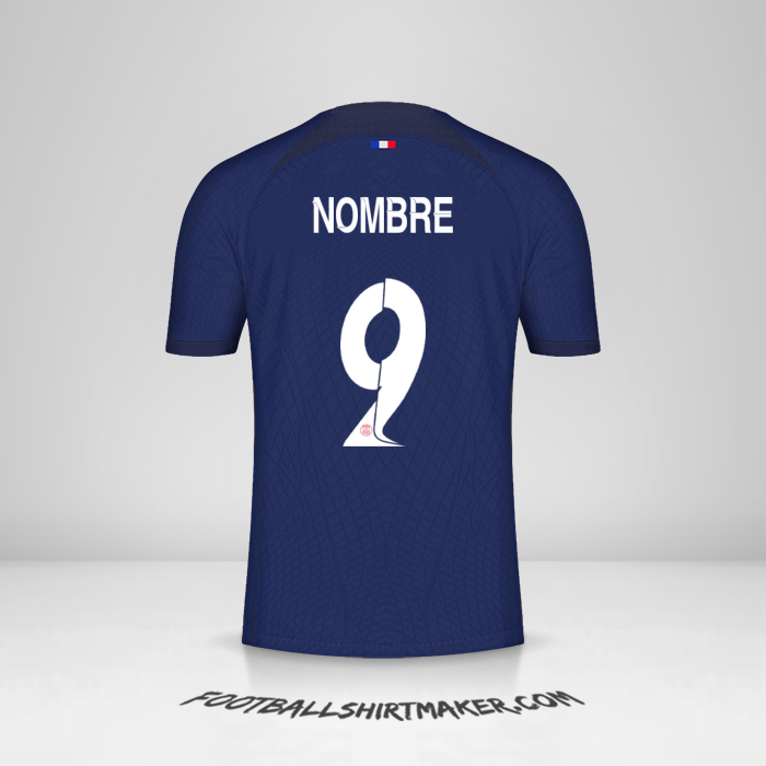 Camiseta Paris Saint Germain Cup 2023/2024 -  nombre - 9