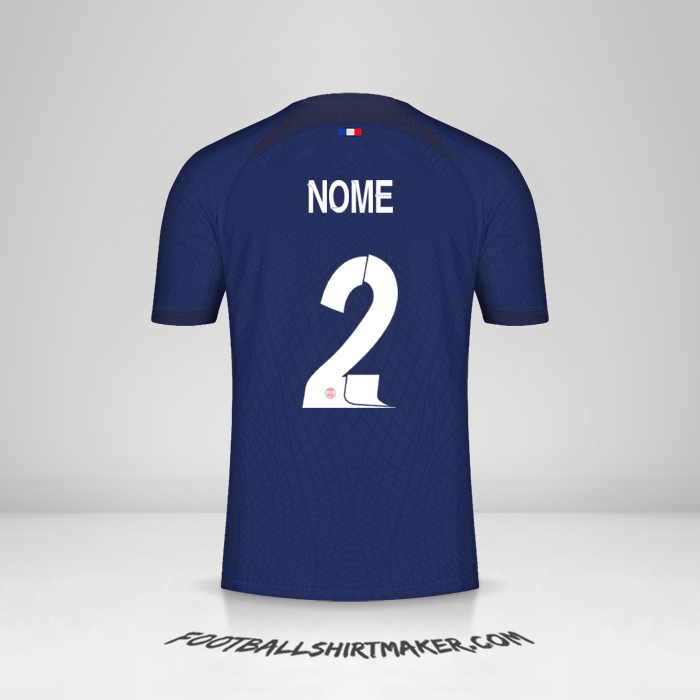 Camisola Paris Saint Germain Cup 2023/2024 -  nome - 2
