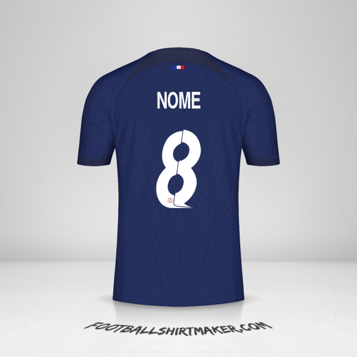 Camisa Paris Saint Germain Cup 2023/2024 -  nome - 8