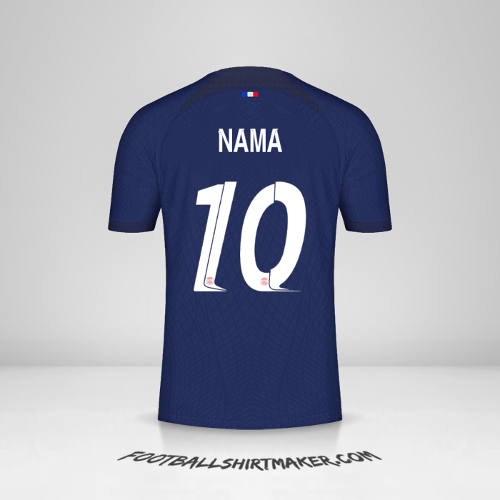 Jersey Paris Saint Germain Cup 2023/2024 -  nama - 10