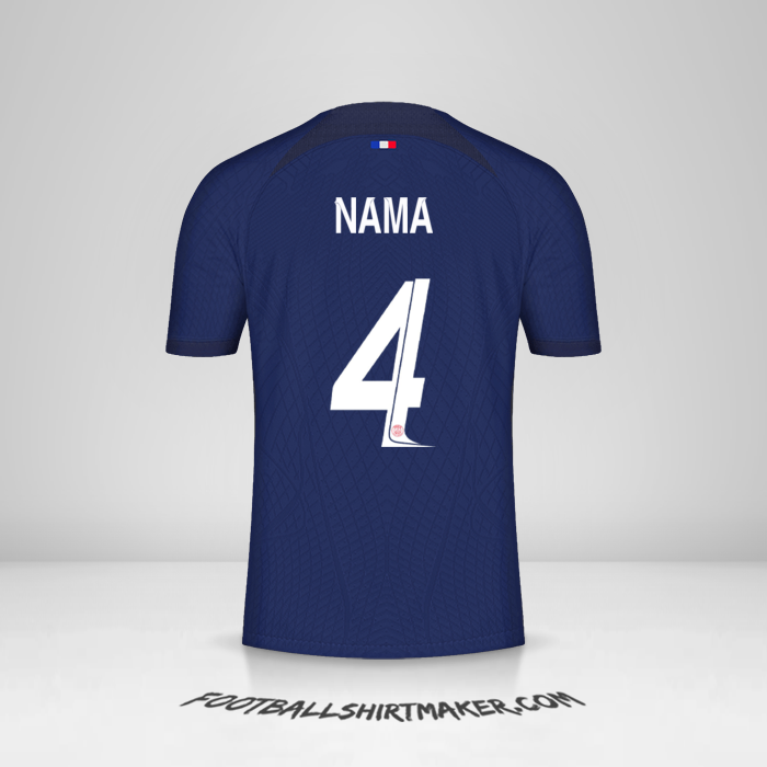 Jersey Paris Saint Germain Cup 2023/2024 -  nama - 4