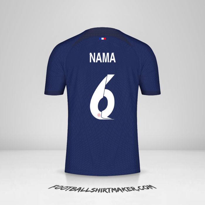 Jersey Paris Saint Germain Cup 2023/2024 -  nama - 6