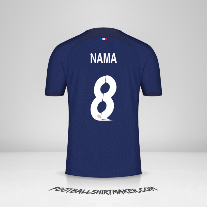 Jersey Paris Saint Germain Cup 2023/2024 -  nama - 8