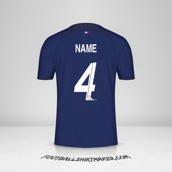 Jersey Paris Saint Germain Cup 2023/2024 -  name - 4