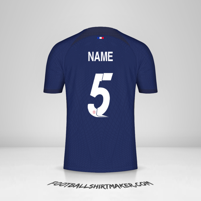 Shirt Paris Saint Germain Cup 2023/2024 -  name - 5