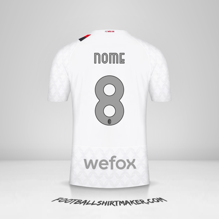 Maglia AC Milan 2023/2024 Seconda -  nome - 8