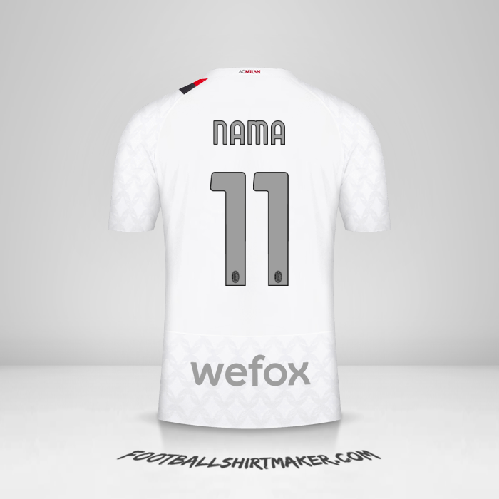 Jersey AC Milan 2023/2024 Alternatif -  nama - 11