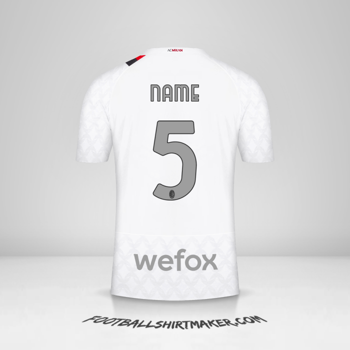 Shirt AC Milan 2023/2024 Away -  name - 5