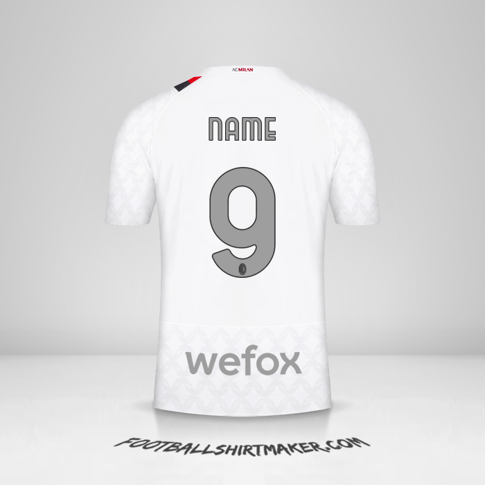 Trikot AC Milan 2023/2024 Auswärts -  name - 9